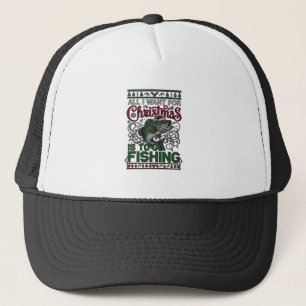 Boné Luzes de Chapéu de Papai Noel de Peixe de Natal Vá
