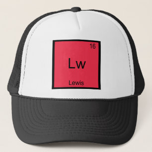 Boné Lw - Lewis Funny Chemistry Element Symbol T-Shirt
