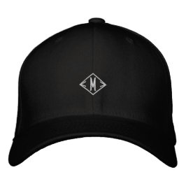 Boné M Inicial ou Logotipo Monograma Flexfit Gorro de L