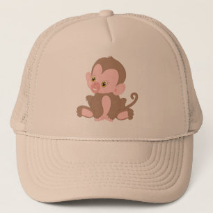 Boné Macaco Bebê Sorridente
