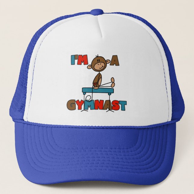 Boné Macaco Eu sou um Ginasta (Frente)