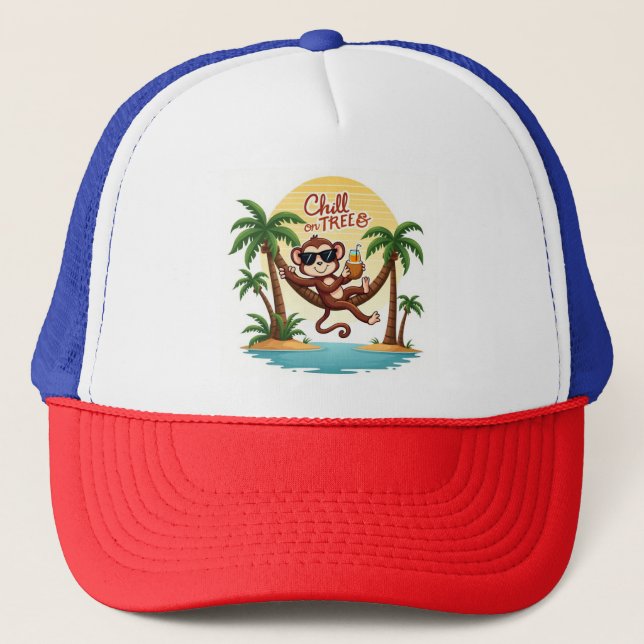 Boné Macaco Tropical Chill Vibes Hat (Frente)
