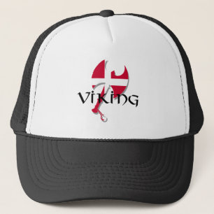 Boné Machado da bandeira de Viking Dinamarca do