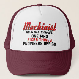 Boné Machinista Noun Machinista Significando Presentes