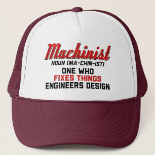 Boné Machinista Noun Machinista Significando Presentes