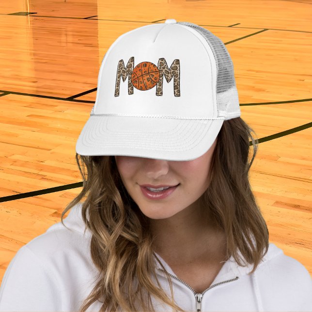 Boné Mãe de Basquete Estampa de Leopardo (Criador carregado)