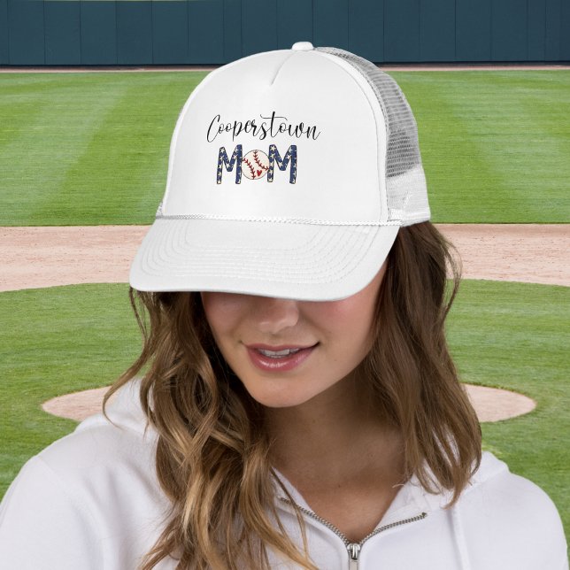 Boné Mãe de Cooperstown de Beisebol / Mãe Esportiva Pat (Criador carregado)