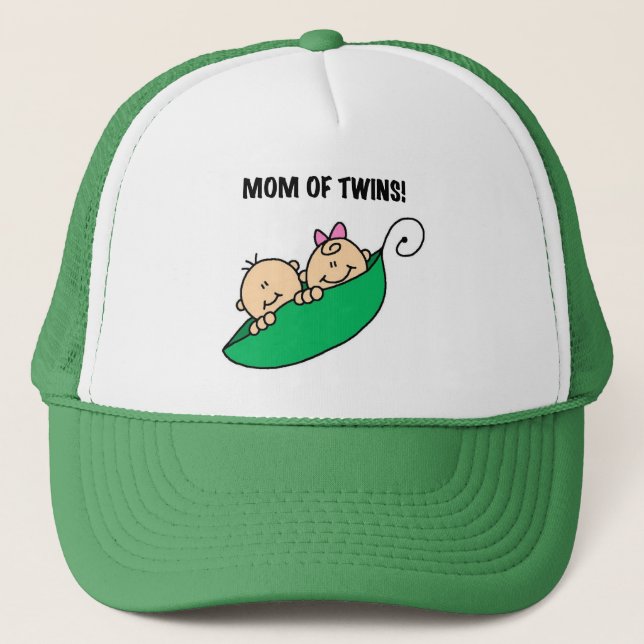 Boné Mãe de Gêmeos em Camisetas e presentes (Frente)