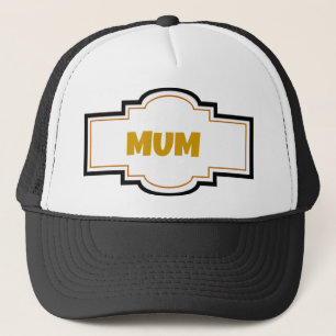 Boné Mãe decorativa