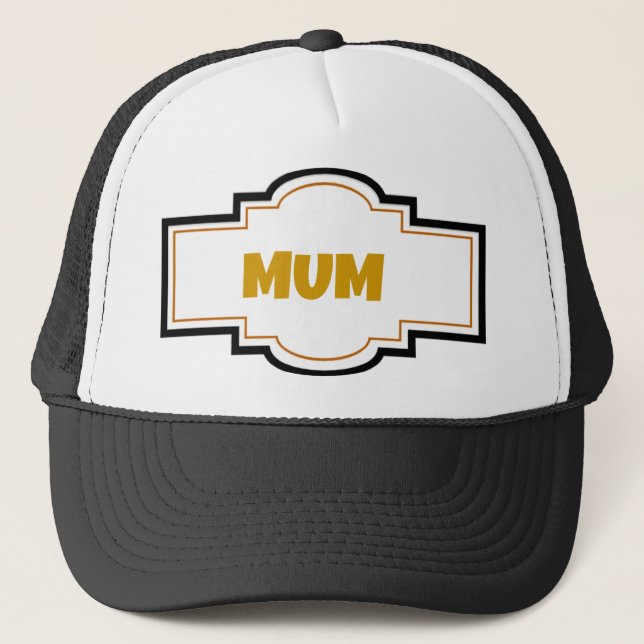 Boné Mãe decorativa (Frente)