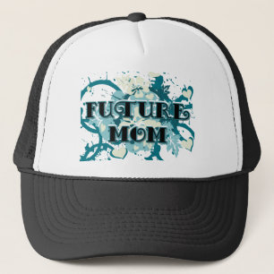 Boné Mãe do Futuro - Corações e Flores