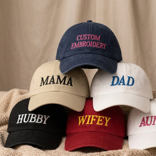 Boné Mãe e Pai Roteiro Personalizado para Esposa Mode