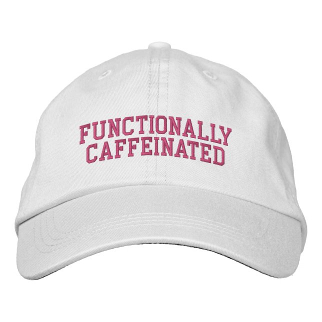 Boné Mãe Engraçada Funcionalmente Cafeinada (Frente)