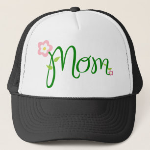 Boné Mãe Floral Decorativa