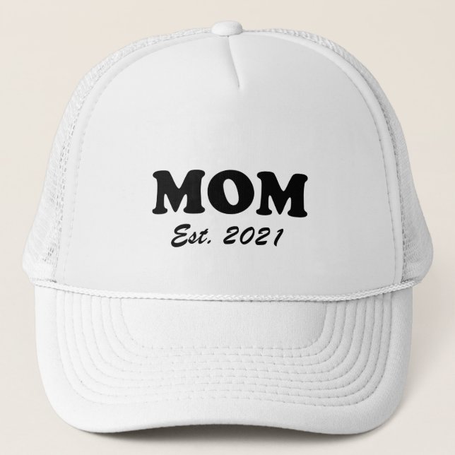 Boné Mãe, mãe personalizada, dia de as mães, presente d (Frente)