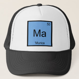 Boné Mães - 'Murica Chemistry Element Symbol America T