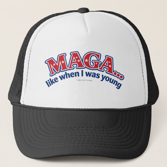 Boné MAGA … como quando eu era jovem -  (Frente)