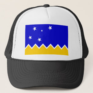 Boné Magallanes, bandeira do Chile, a Antártica