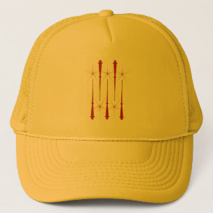 Boné Magic Wands (Red) Trucker Hat (12 cores)