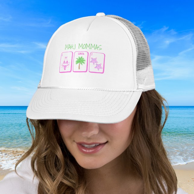 Boné MAHJ MOMMAS Mahjong de Praia (Criador carregado)