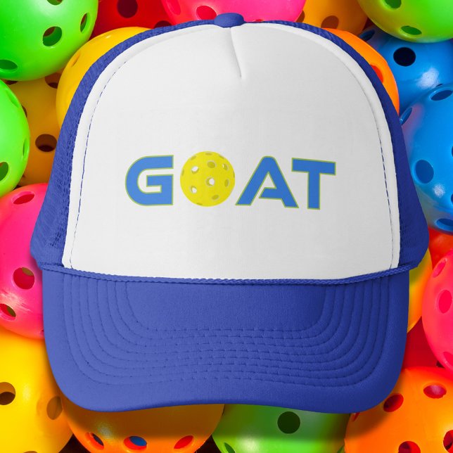 Boné Maior de Todos os Tempos GOAT Pickleball (Funny GOAT Pickleball hat. Greatest of all time pickleball player)