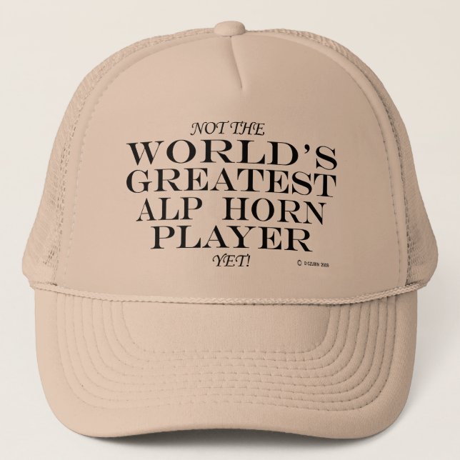 Boné Maior Jogador de Chifre Alp Ainda (Frente)