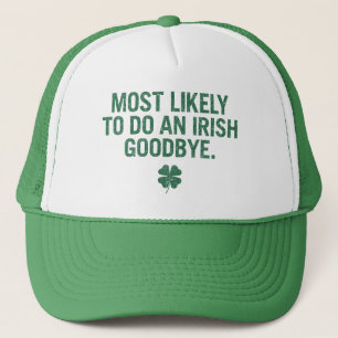 Boné Mais Provável Para Fazer Um Adeus Irlandês