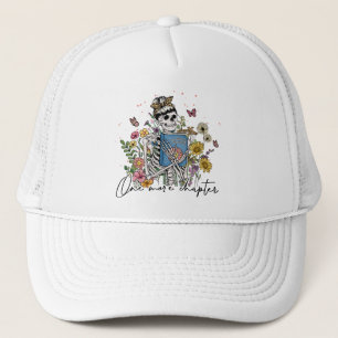 Boné Mais um Capítulo Esqueleto Floral