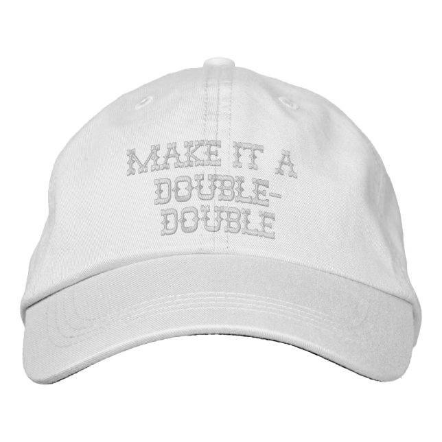 Boné Make it a Double-double Embroidered Hat (Frente)