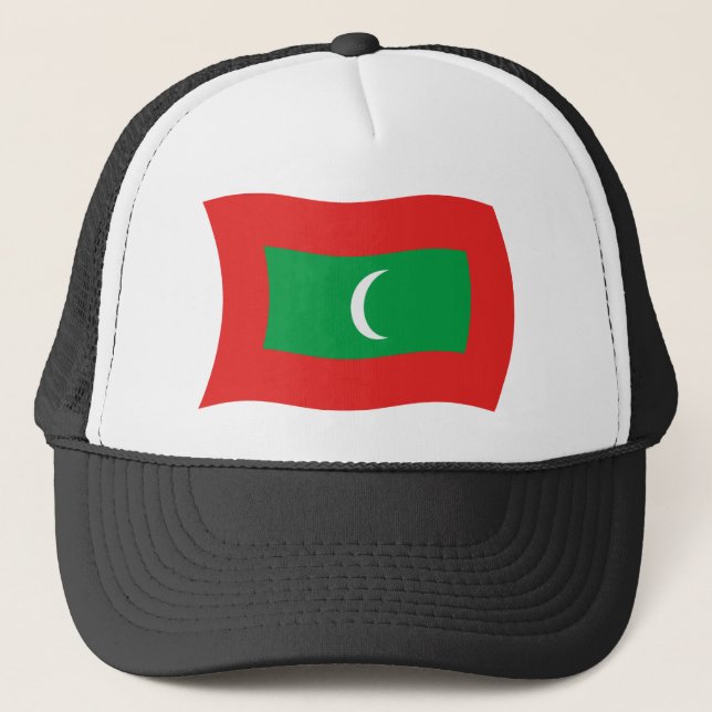 Boné Maldivas Flag Hat (Frente)