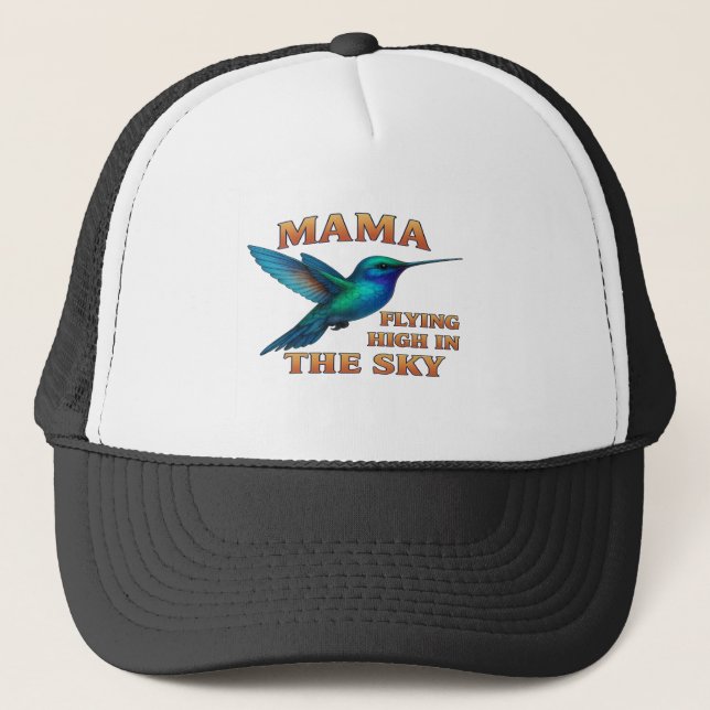 Boné Mama Hummingbird - Alto Voando no Sky Edition (Frente)
