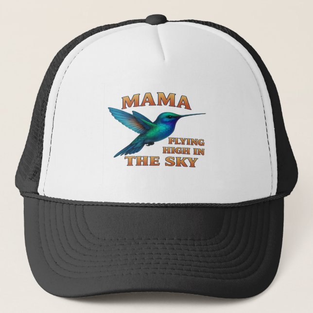 Boné Mama Hummingbird - Alto Voando no Sky Edition (Frente)