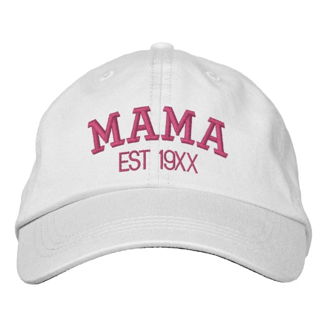 Boné Mama Personalized Mother's Day Gift Custom Text (Frente)