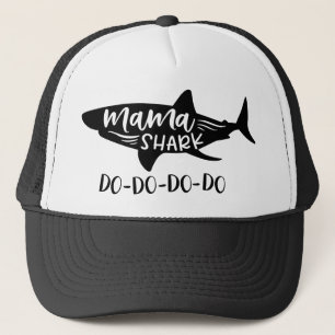 Boné Mama Tubarão Fazer-Fazer-Fazer-Fazer Mamãe Tubar
