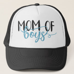Boné Mamãe de Boys tem um ditado engraçado