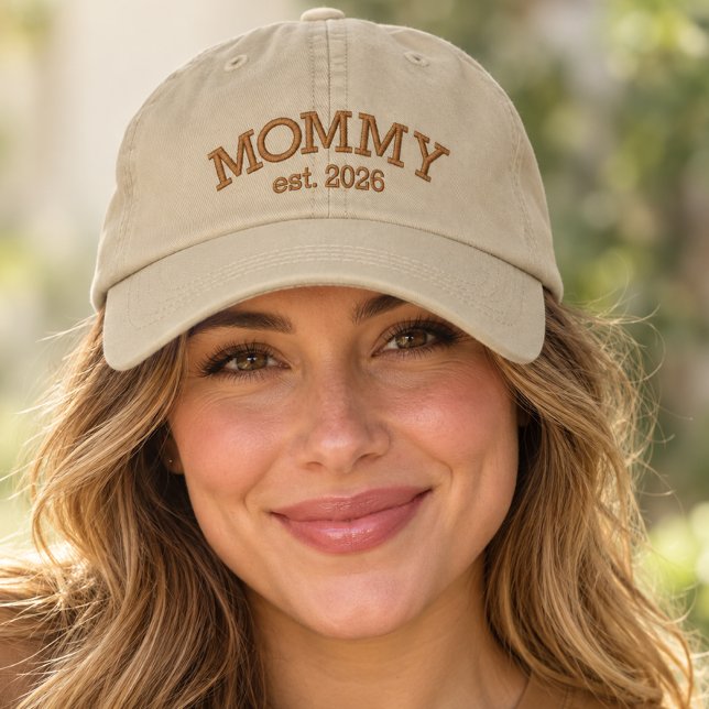Boné MAMÃE Personalizada Ano de Início (Criador carregado)