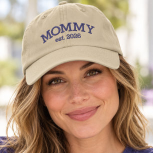 Boné MAMÃE Personalizada Ano de Início