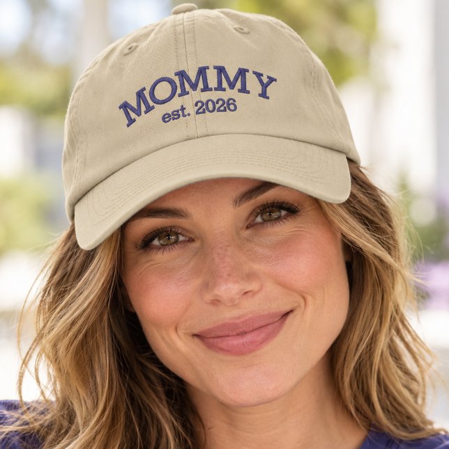 Boné MAMÃE Personalizada Ano de Início (Criador carregado)