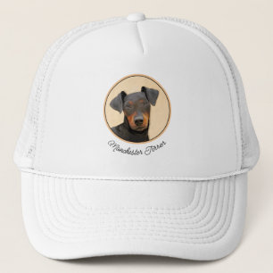 Boné Manchester Terrier Pintura Original