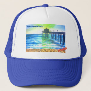 Boné Manhattan Beach, CA Trucker Hat