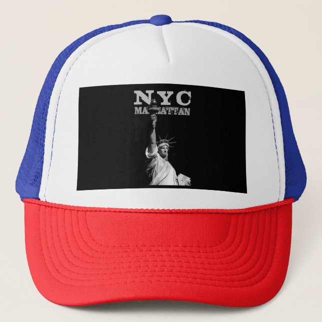 Boné Manhattan Liberty Statue Nova Iorque Nyc Elegante (Frente)