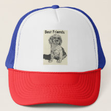 Mans Hat Best Amigos Cocker Spaniel SARR
