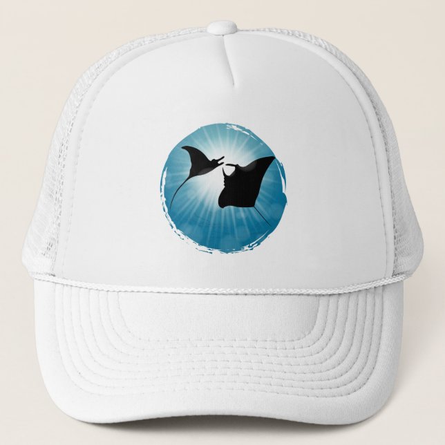 Boné Manta Ray Underwater Aquatic Life (Frente)