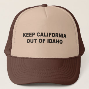 Boné Mantenha a Califórnia longe de Idaho