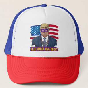 Boné Mantenha o Mardi Gras Ótimo Camiseta Divertida de