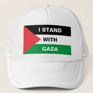 Boné Mantenho o texto de Gaza sob o costume da bandeira