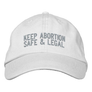 Boné Manter o aborto seguro & legal Pró escolha Rosa br