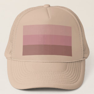 Boné Mão rosa listrada