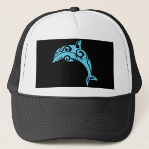 Boné Maori Dolphin Tribal Tattoo Blue - Ideia de presen