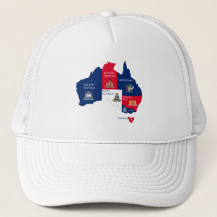 Boné Mapa da Austrália